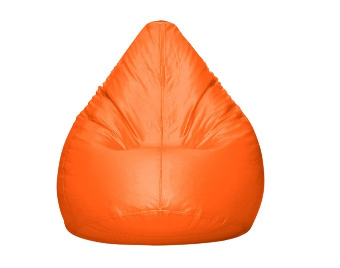 Orange beanbag
